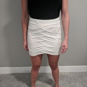 BCBGMaxAzria Silk Petal Skirt